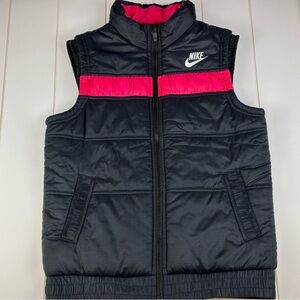 Nike Black and Pink Women's Vest